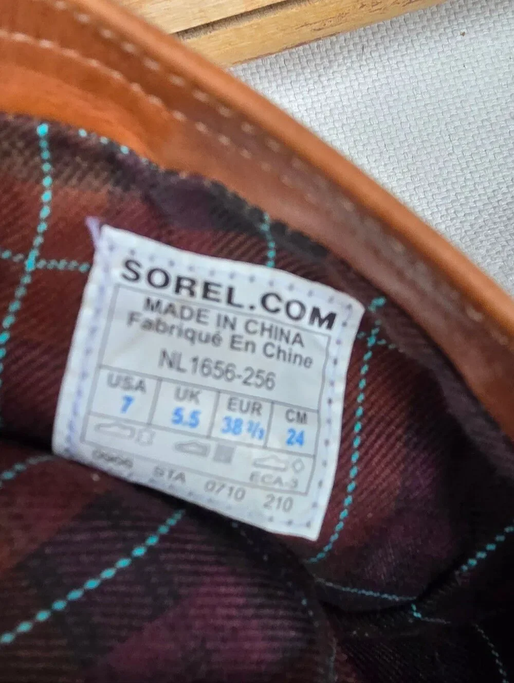 Sorel Firenze tall leather boots tobacco